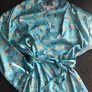 Victoria’s Secret Floral Satin Robe